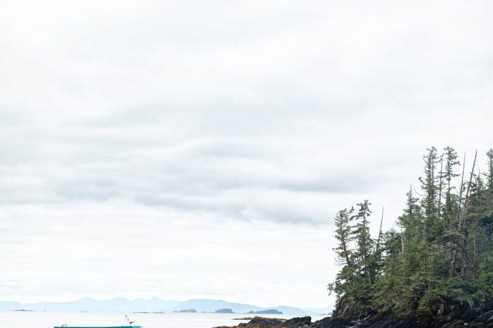 a group of people on a beach