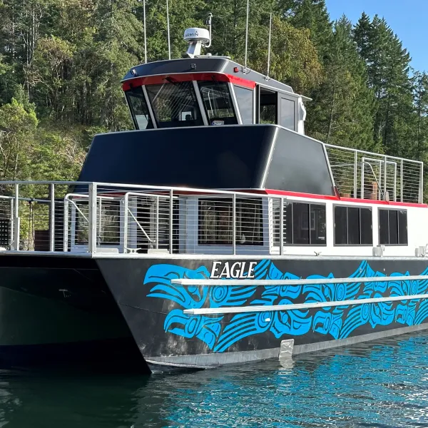 a boat that is floating in the water